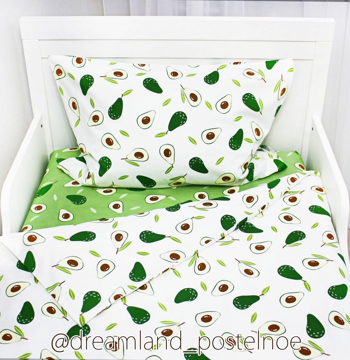 Carolina постельное белье авокадо